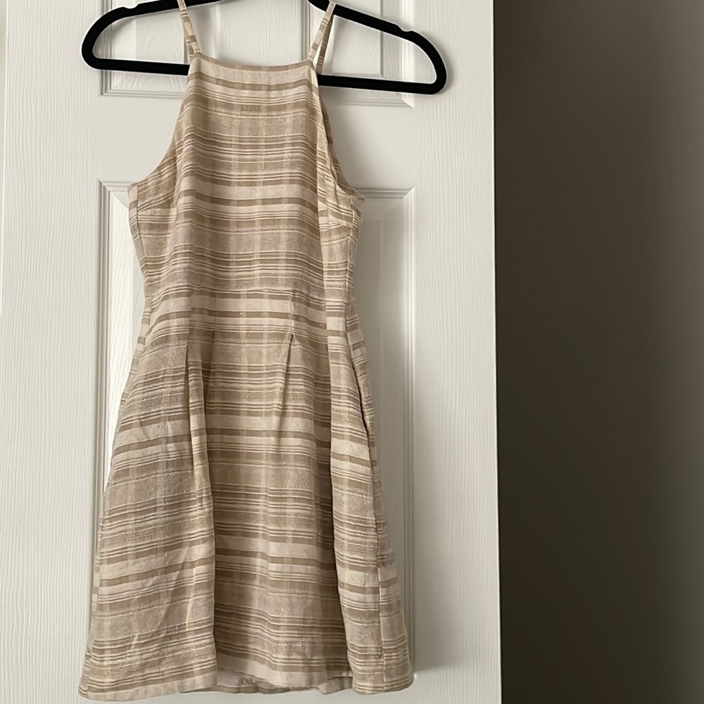 Oak + Fort Striped Cotton Dress